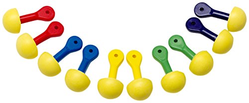 3M E-A-R Express Pod Plugs Earplugs 321-2200 Uncorded Assorted Color Grips Pillow Pack