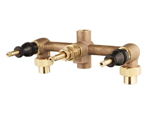 Pfister 0131Xa Rough Valves 8 In. Fixed Brass 3-Handle Valve Body