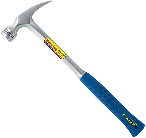 Estwing - Gg417 Framing Hammer - 22 Oz Long Handle Straight Rip Claw With Milled Face & Shock Reduction Grip - E3-22Sm