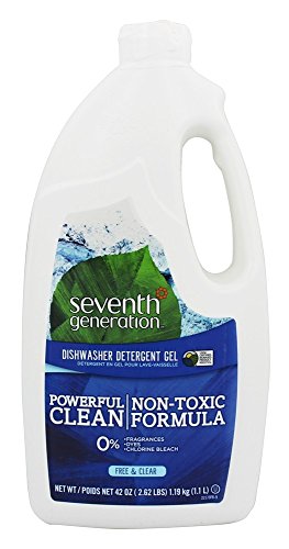 Seventh Generation Free & Clear Scent Gel Dishwasher Detergent 42 Oz.