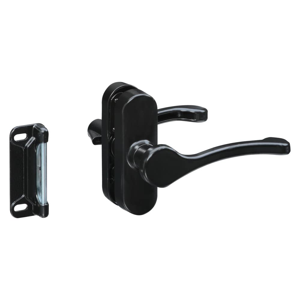 National Hardware N262-204 V1320 Lever Latches In Black, 1-3/4''