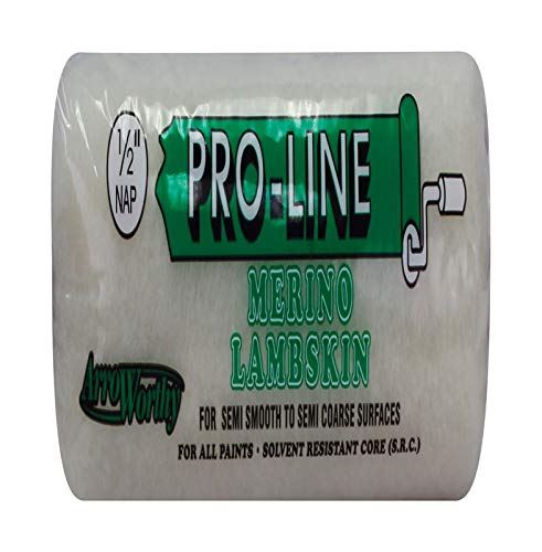 Arroworthy Lambskin 9 In. X 9 In. W Paint Roller Cover For Semi-Smooth To Semi-Coarse 1 Pk