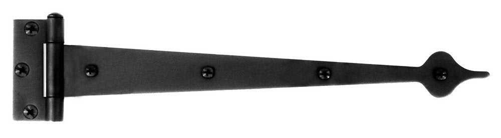 Strap Hinge 10 Blk Iron