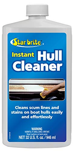 Star Brite Instant Hull Cleaner - Clean Stains & Scum Lines On Boat Hulls Easily & Effortlessly - 32 Oz (081732Ss)