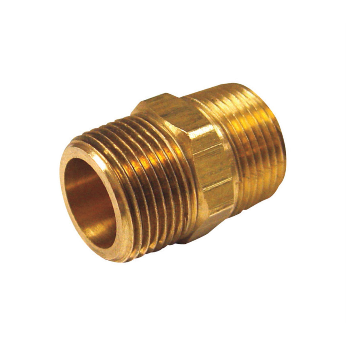 Hex Red Nipple3/8X1/8 Lf (Pack Of 5)