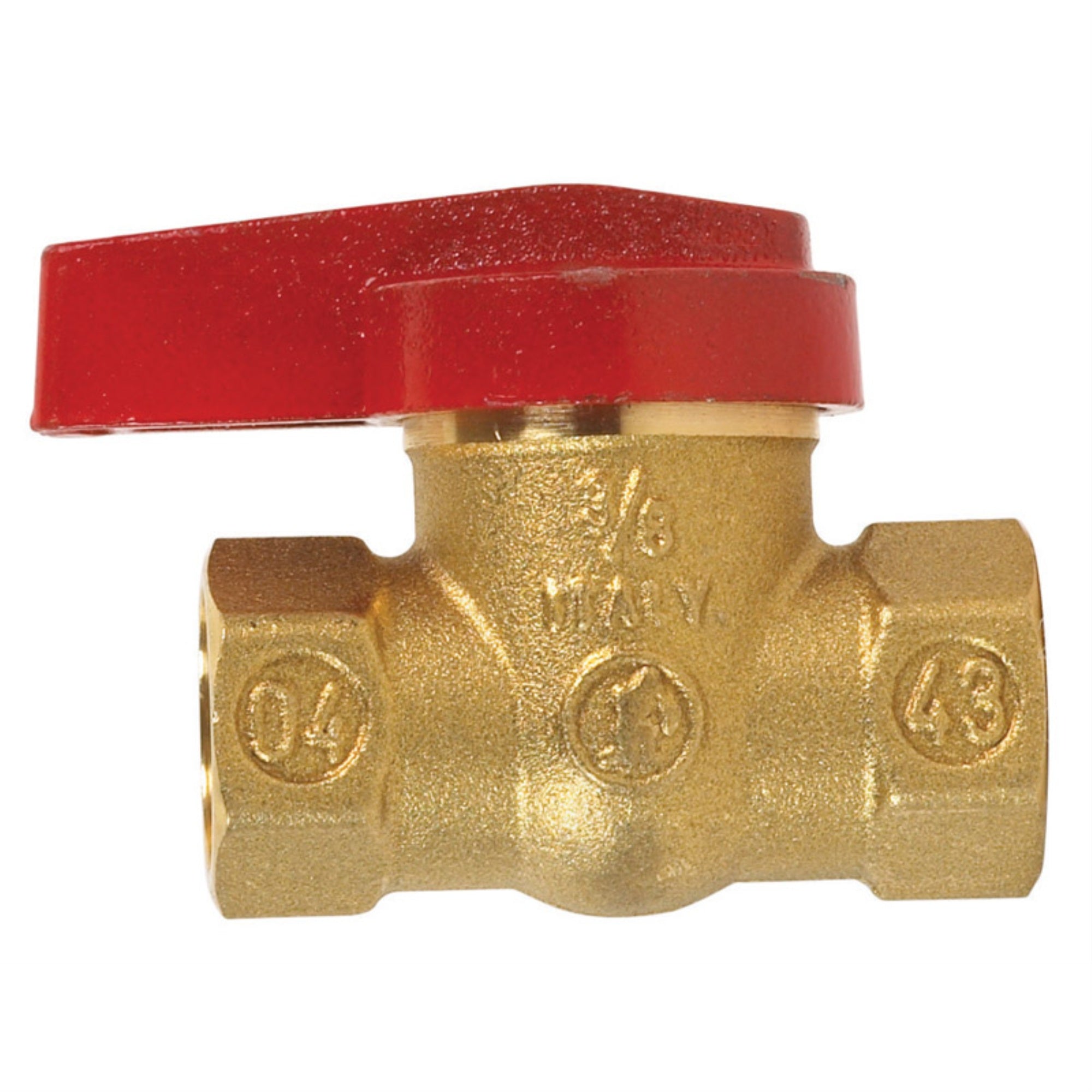 Gas Ball Vlve Brass 3/8'''' (Pack Of 1)