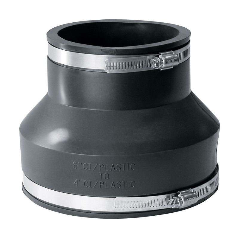Flex Pvc Coupling 6''X4'' (Pack Of 1)