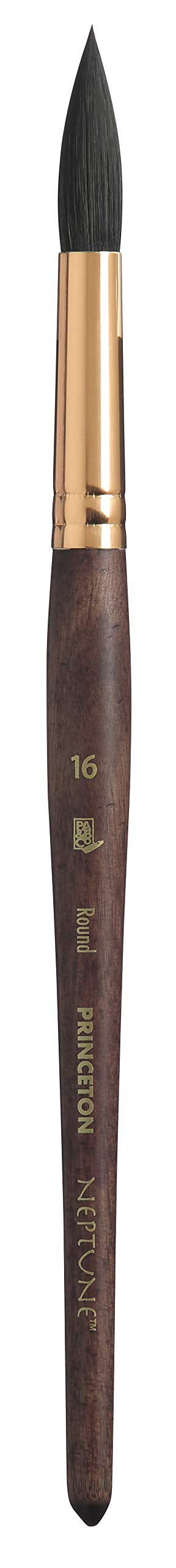 Princeton Artist Brush, Round Neptune, Brushes For Watercolor Series 4750, Synthetic Squirrel, Size 16