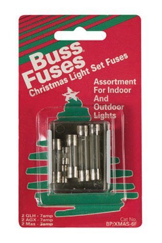 Bussmann Light String Fuse Assortment 125 V Cd 6