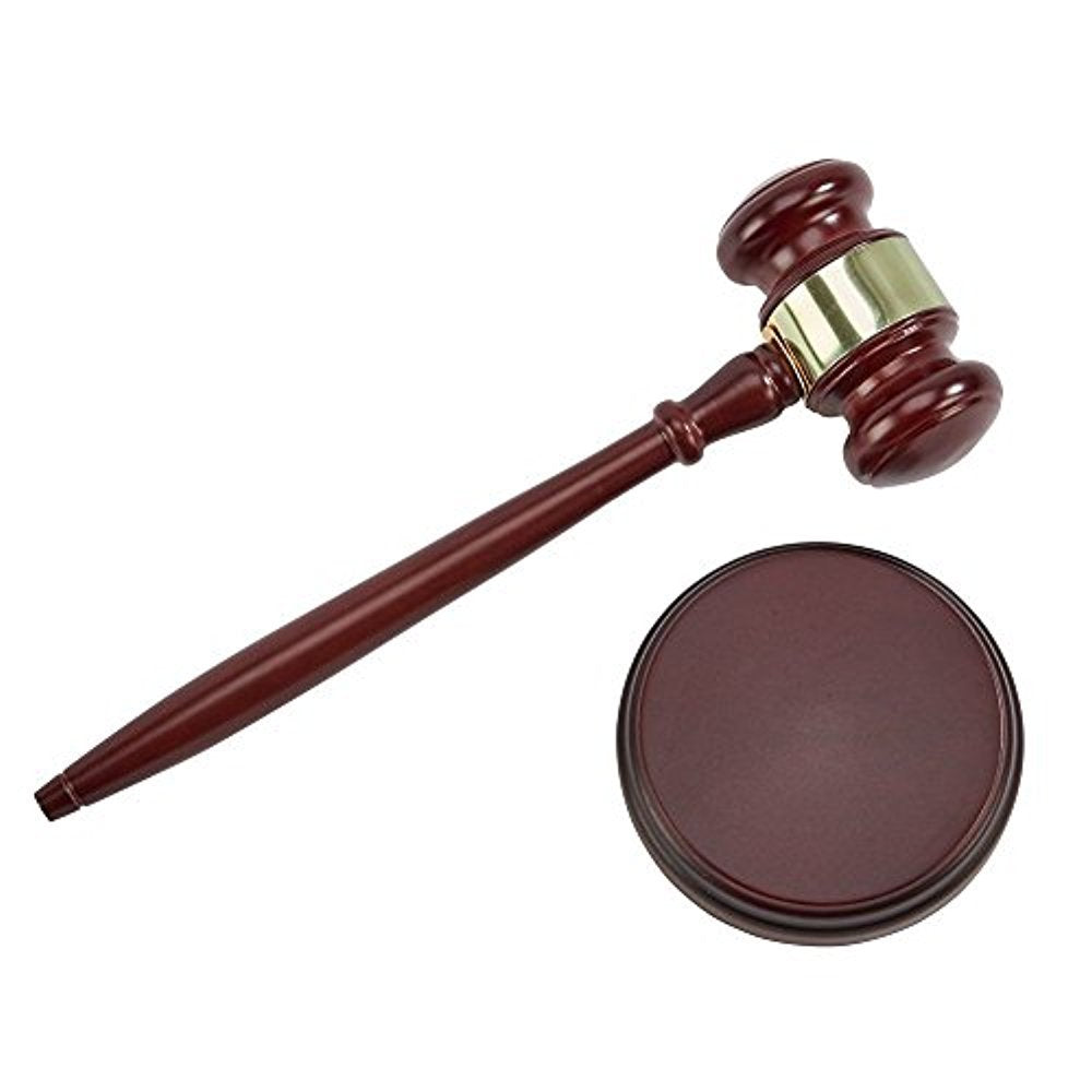 Creative Gifts Wood Gavel/4'' Block