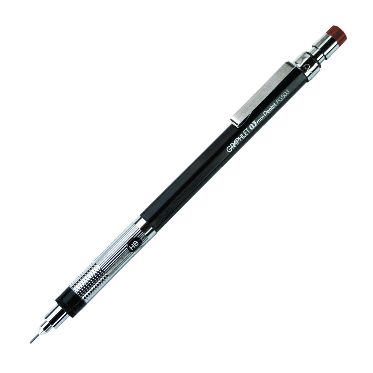 Pentel Graphlet Mechanical Pencil, 0.3 Mm (Pg503Ed)