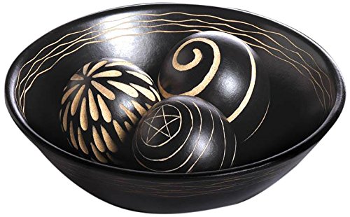 Eastwind Gifts Artisan Deco Bowl And Balls