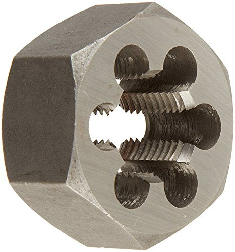 Drill America M14 X 1 Carbon Steel Hex Rethreading Die, Dwt Series