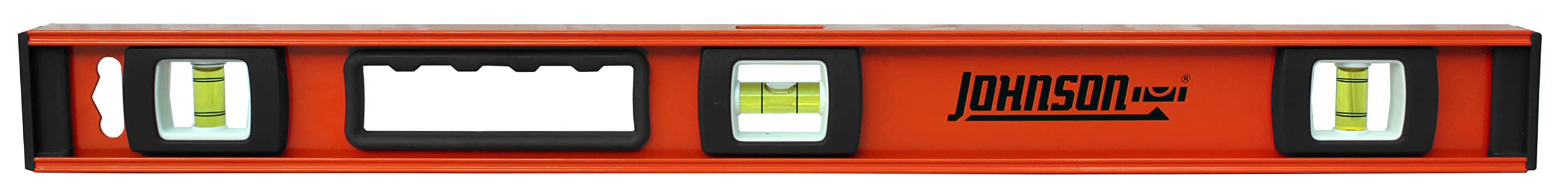 Johnson Level & Tool 1233-2400 Heavy Duty I-Beam Aluminum Level, 24, Orange, 1 Level