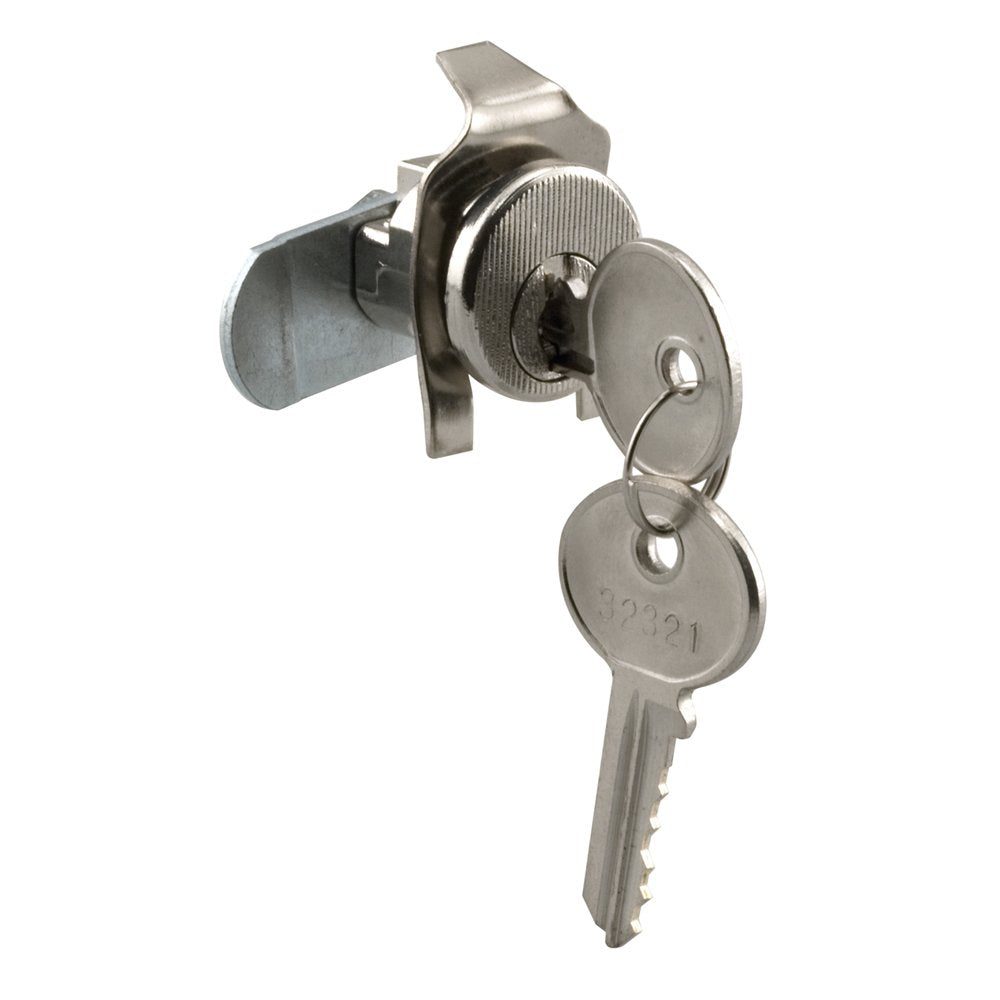 Prime-Line S 4133 5 Pin Cutler Counter Clockwise Mail Box Lock, Nickel Plated