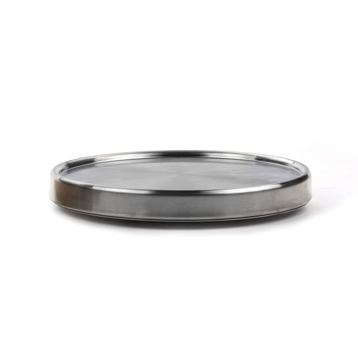 Rsvp International Endurance Tool Crock Turntable Lazy Susan, Stainless Steel, 825  Organize Spices & Small Bottles  Spins Easy 