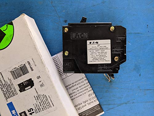 Cutler-Hammer Eaton 15 Amps Arc Fault/Ground Fault Single Pole Circuit Breaker - Case Of: 1