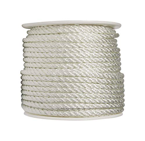 Wellington 12 In Dia X 300 Ft L White Twisted Nylon Rope