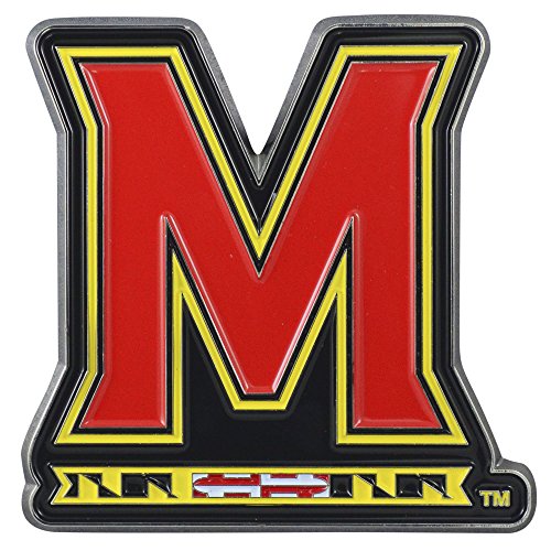 Fanmats University Of Maryland Metal 3D Color Emblem 3.1''X3.2''
