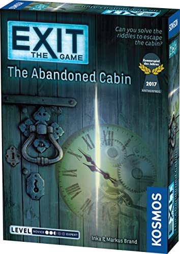 Exit: The Abandoned Cabin | Exit: The Game - A Kosmos Game | Kennerspiel Des Jahres Winner | Family-Friendly, Card-Based At-Home