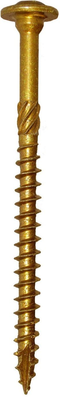 Grk 772691121370 Fasteners-96025 Rss-185 10 By 3-1/8-Inch Structural, 50 Screws Per Package-772691121370, Gold, 50 Count