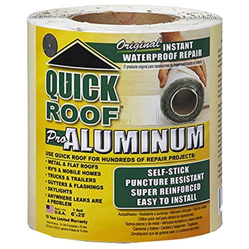 Cofair Qr625 Quick Roof Pro Aluminum 6'' X 25 , Yellow