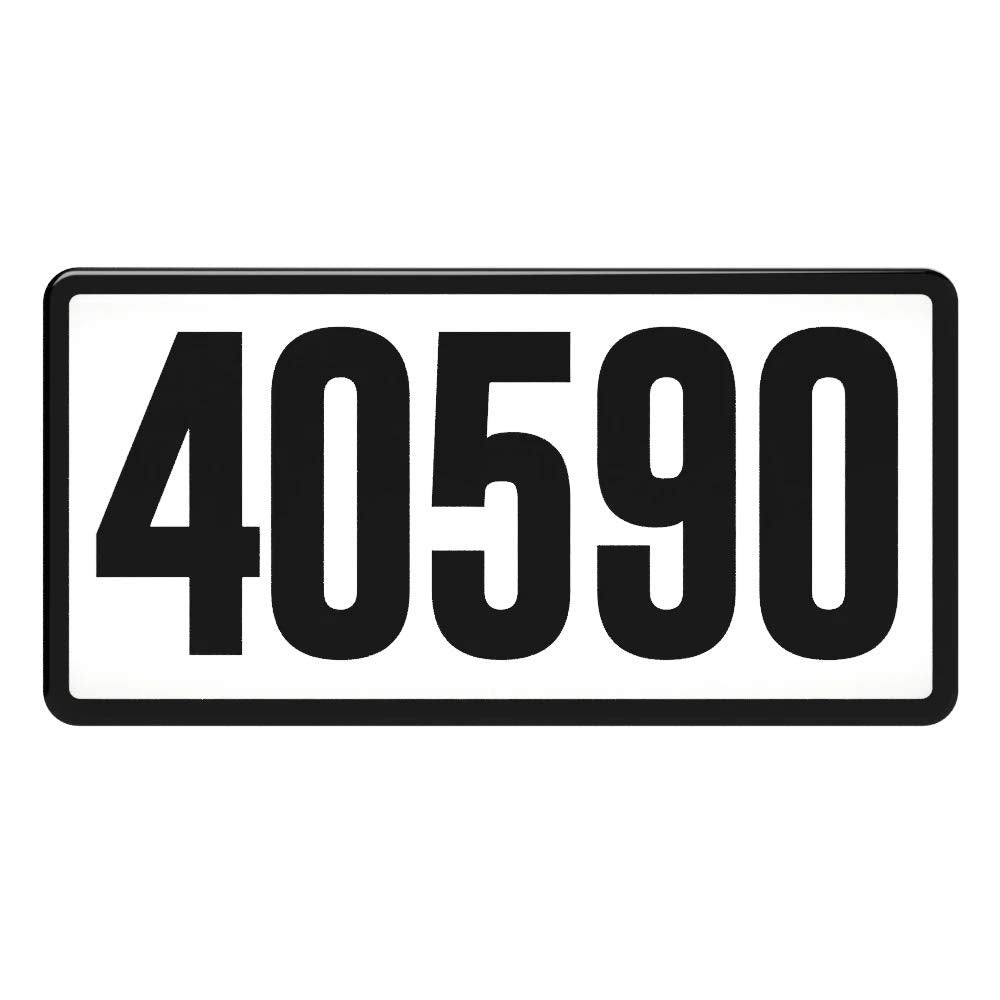 Westek Sl-Alwr Address Light Led Wired Lt, 5.125Hx 10''W X 1''D, Black