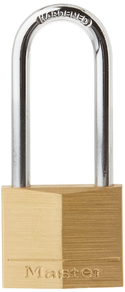 Master Lock 140Qlh Solid Lock, 4 Pack, Brass, Silver, 4 Padlock