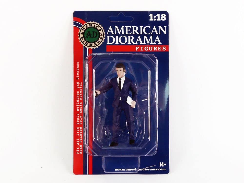 The Dealership Male Salesperson Figurine For 1/18 Scale Models By American Diorama 76307