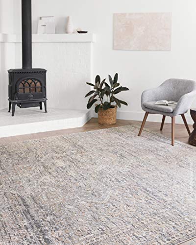 Loloi Ii Lucia Luc-01 Grey Transitional Area Rug 6-8'' X 8-8''