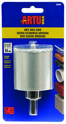 Hole Saw Tc Grit 2-1/2In W/Arb