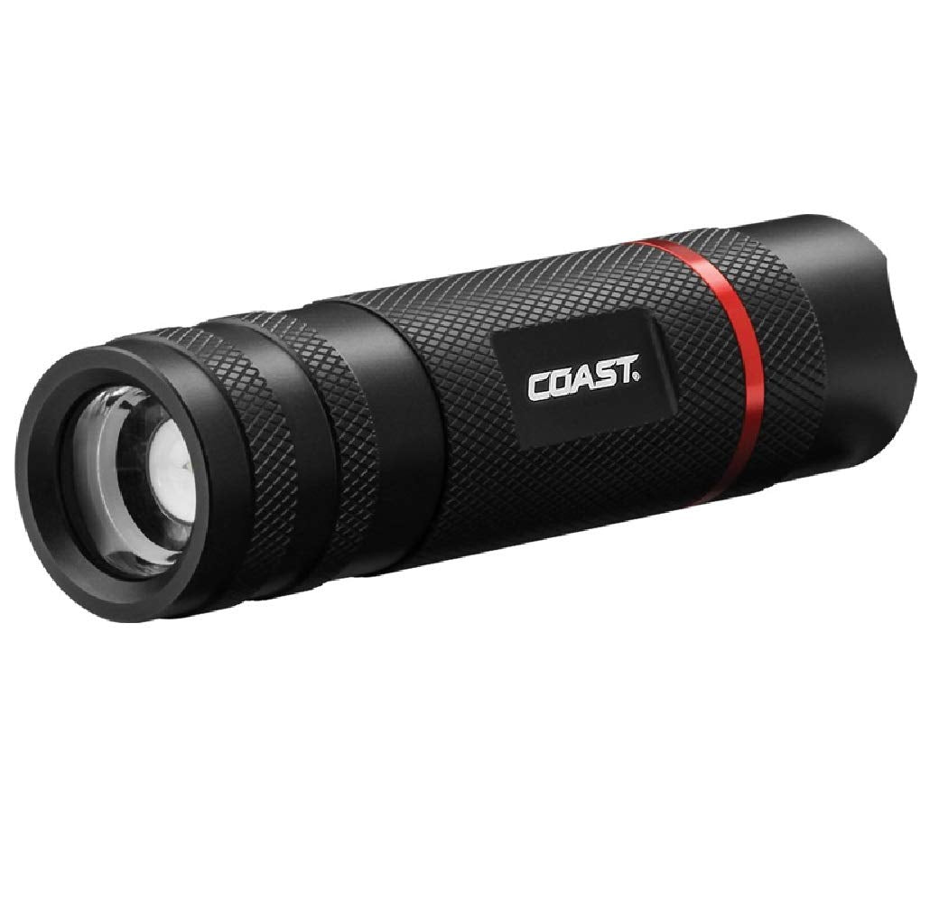 Coast - 21664 Coast G29 370 Lumen Focusing Led Flashlight, Batteries Included Black