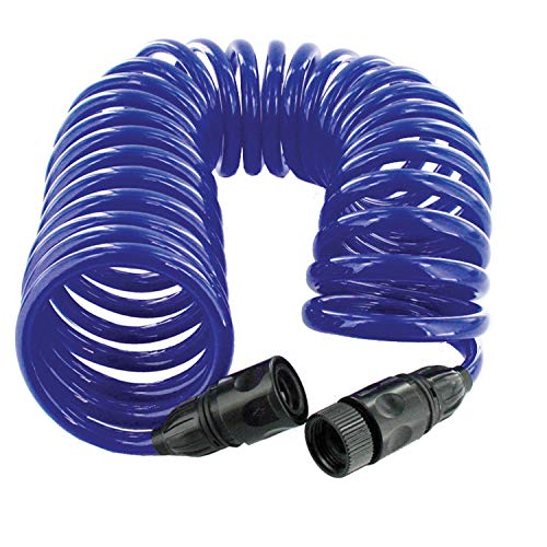 Valterra W01-0022 Ez Coil-N-Store Drinking Water Hose - 25 , Blue