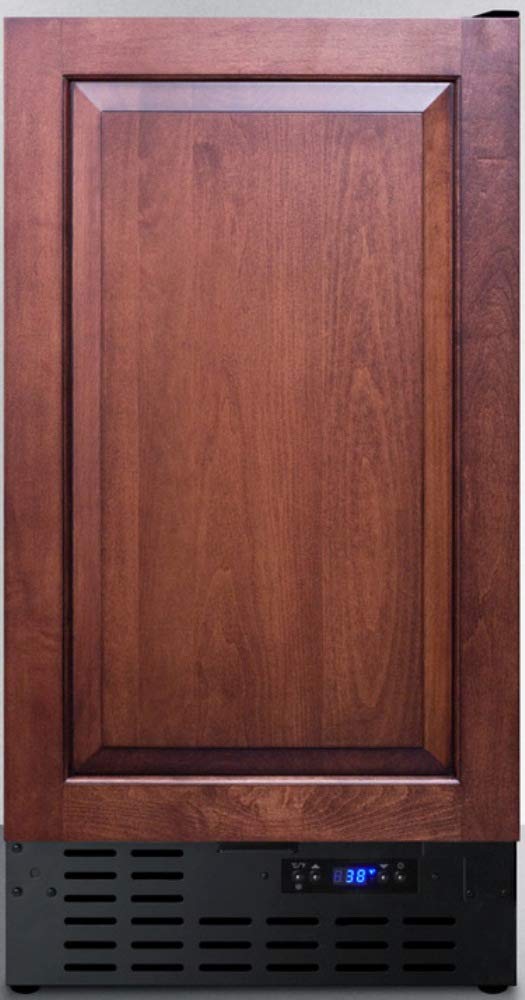 Summit Panel Ready Compact Refrigeratorfreezer Pair With Ff1843Bif 18 Compact Refrigerator And Scff1842If 18 Compact Freezer