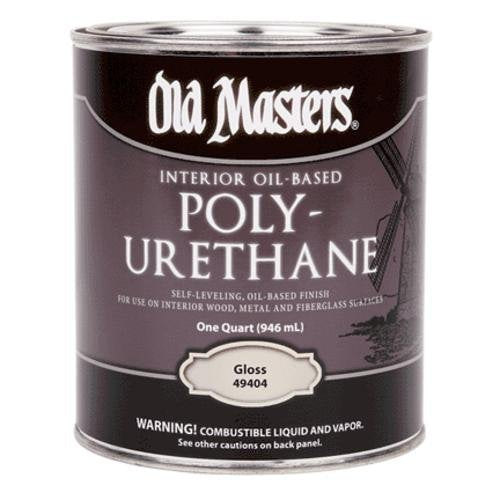 Old Masters 49404 Polyurethane Oil-Based Finish Gloss 1 Quartclear