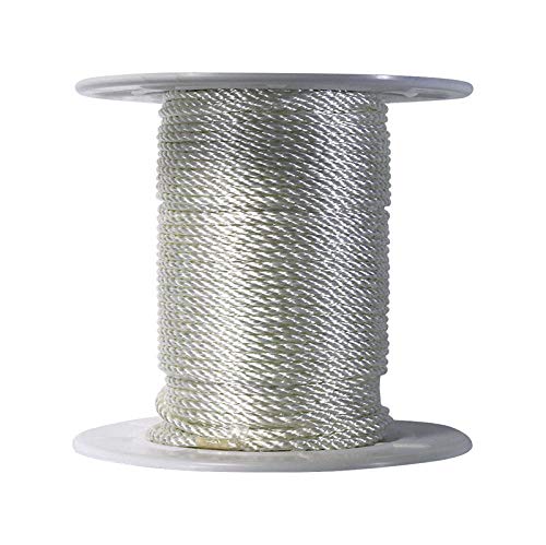 Wellington 14 In Dia X 500 Ft L White Twisted Nylon Rope