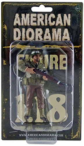 American Diorama Wwii Military Police Figure Iv For 1:18 Scale Models 77417