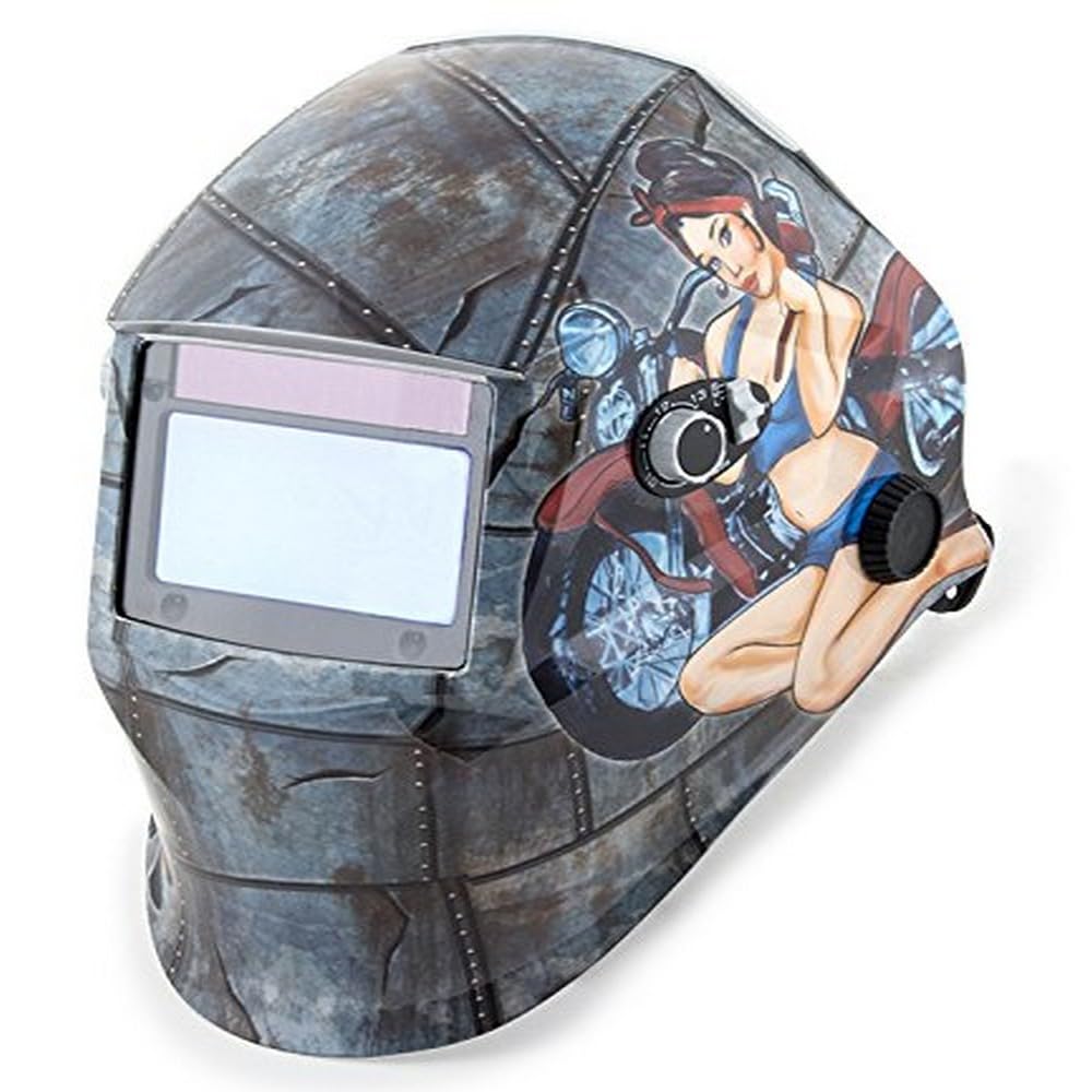 Shop Iron 45000 Solar Powered Auto Darkening Welding Helmet, Factory
