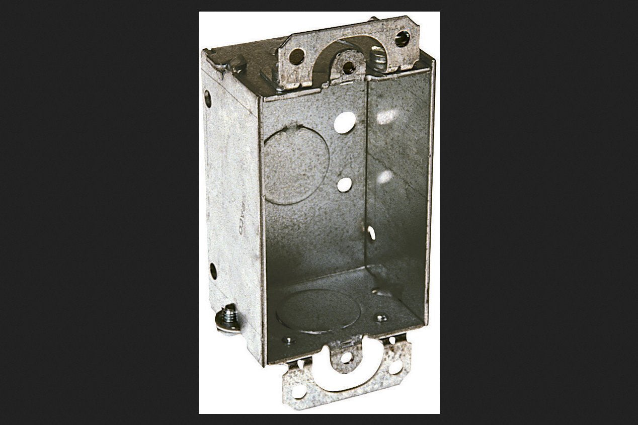 Raco Switch Box 7.5 Cu In 3 X2 X1-12  2 Side Knockouts 12  Steel Bulk