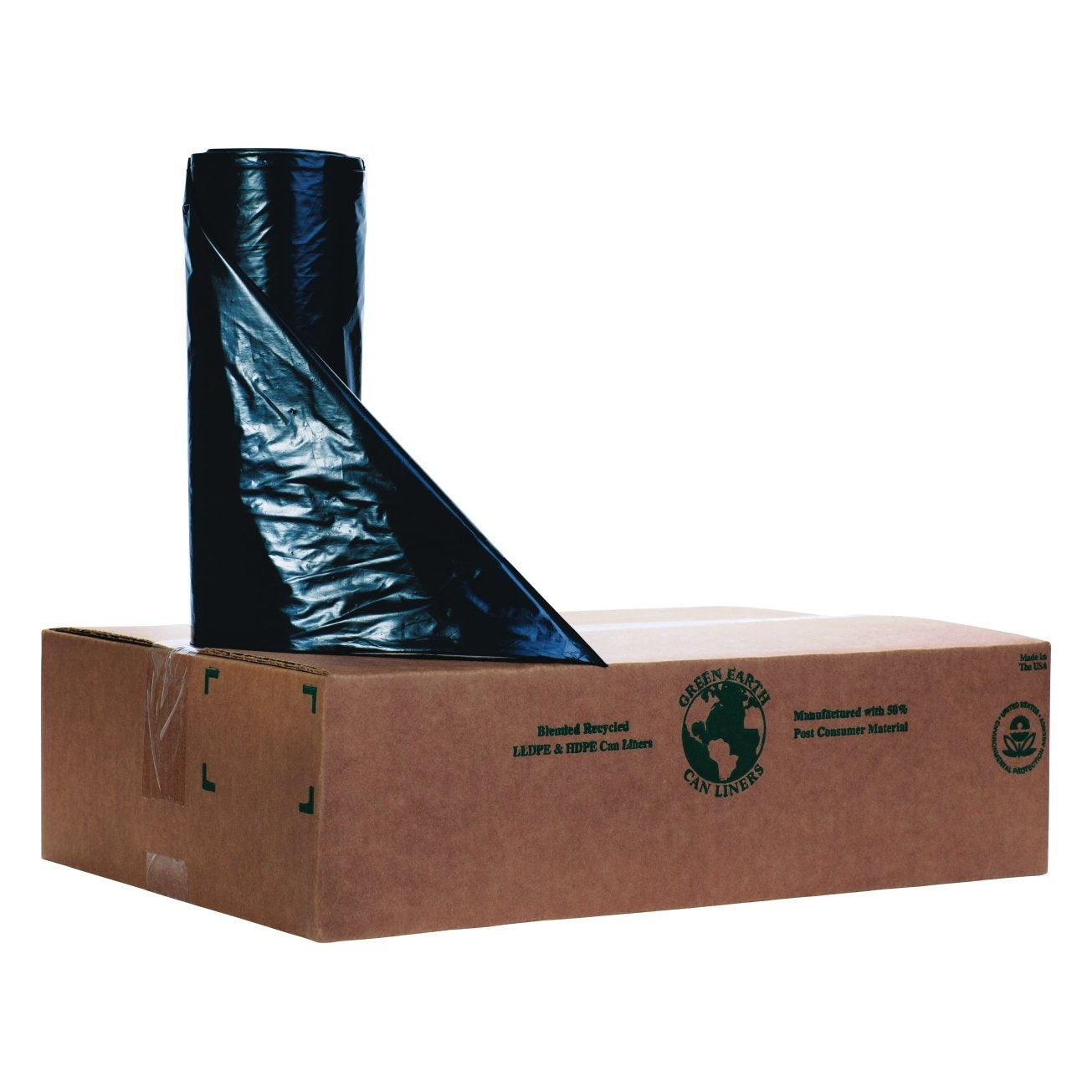 Trash Bag Blk 55G 100Ct