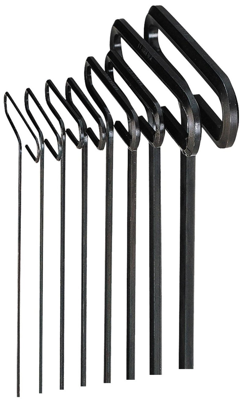 Eklind 33168 Std Grip Hex T-Key Allen Wrench - 8Pc Set Sae Inch Sizes 3/32-1/4 6In Series