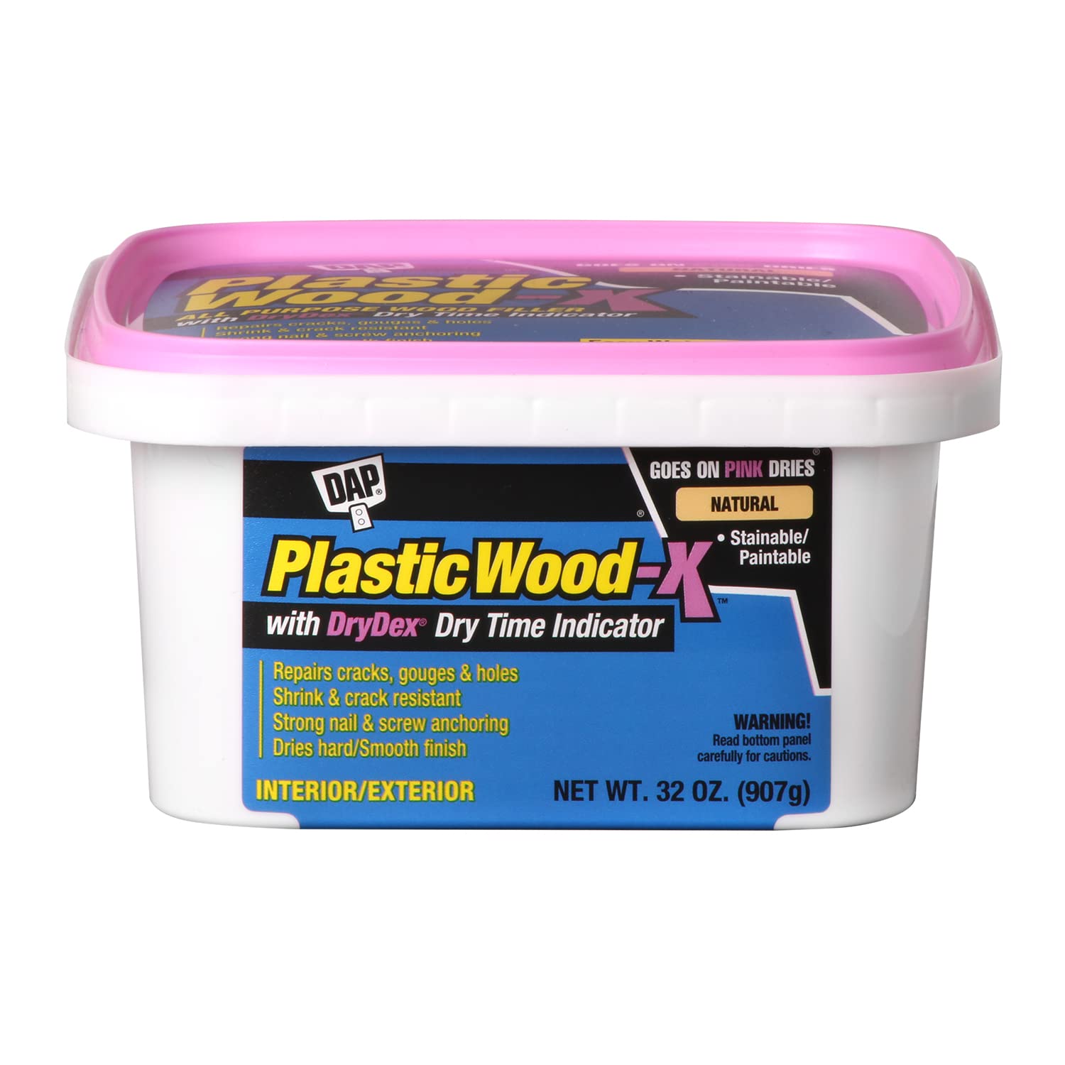 Dap       Plastic Wood-X With Drydex Wood Filler, 32 Oz., Natural