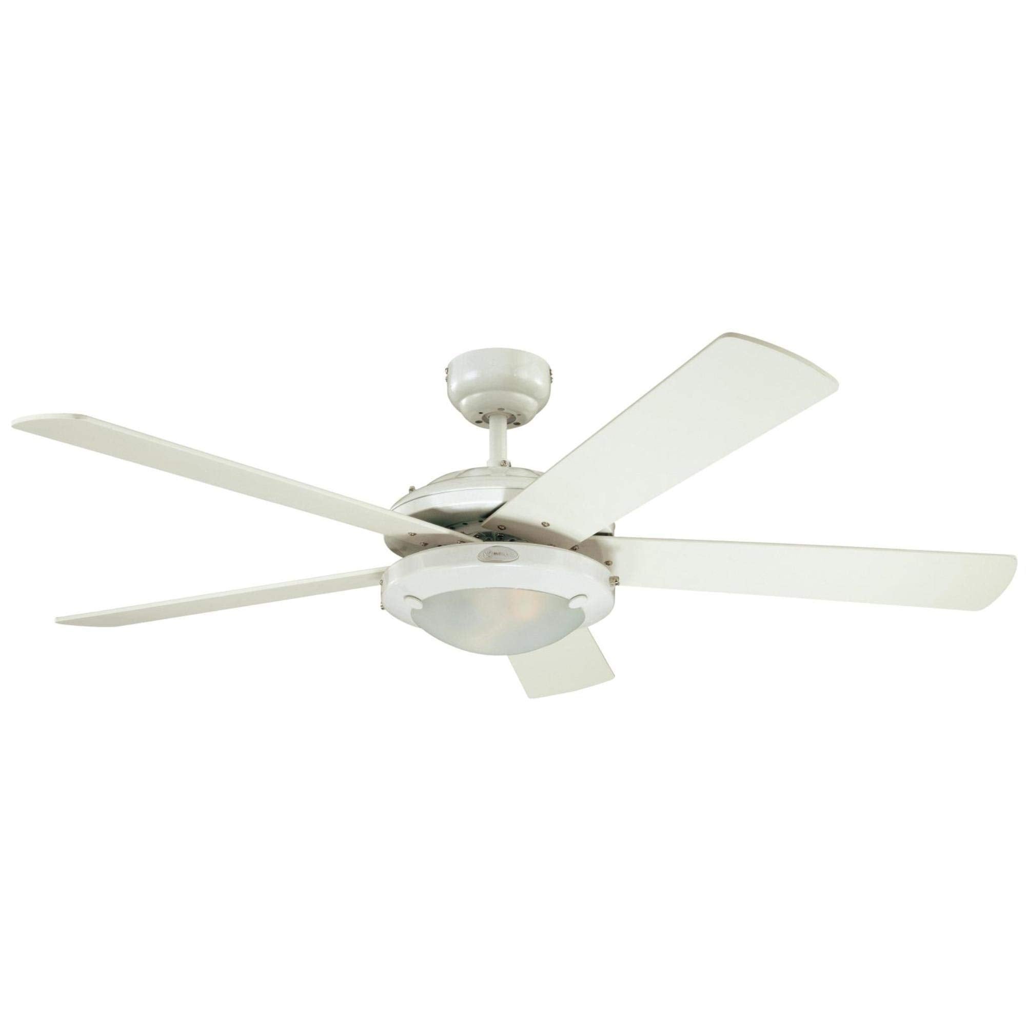 Westinghouse Lighting 7233600 Comet Indoor Ceiling Fan With Light White