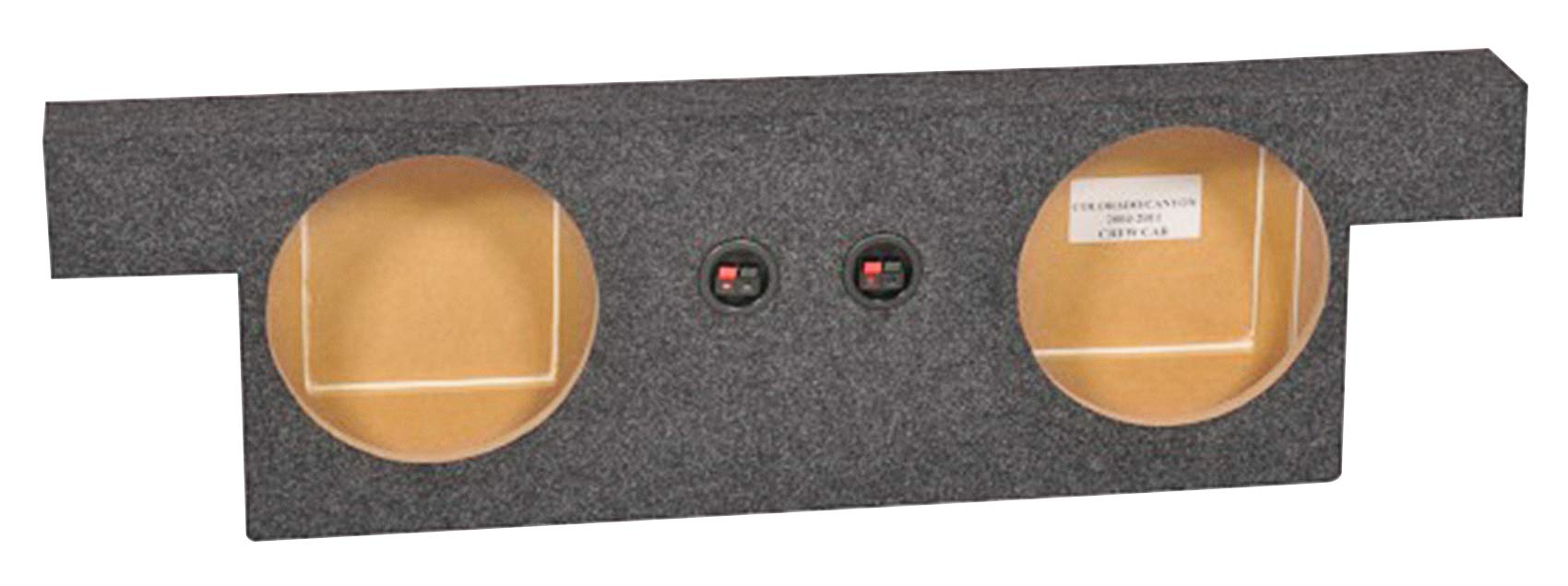 Dual 10'' Subwoofer Sub Box For 2004-12 Chevrolet Chevy Colorado/Canyon Crew Cab