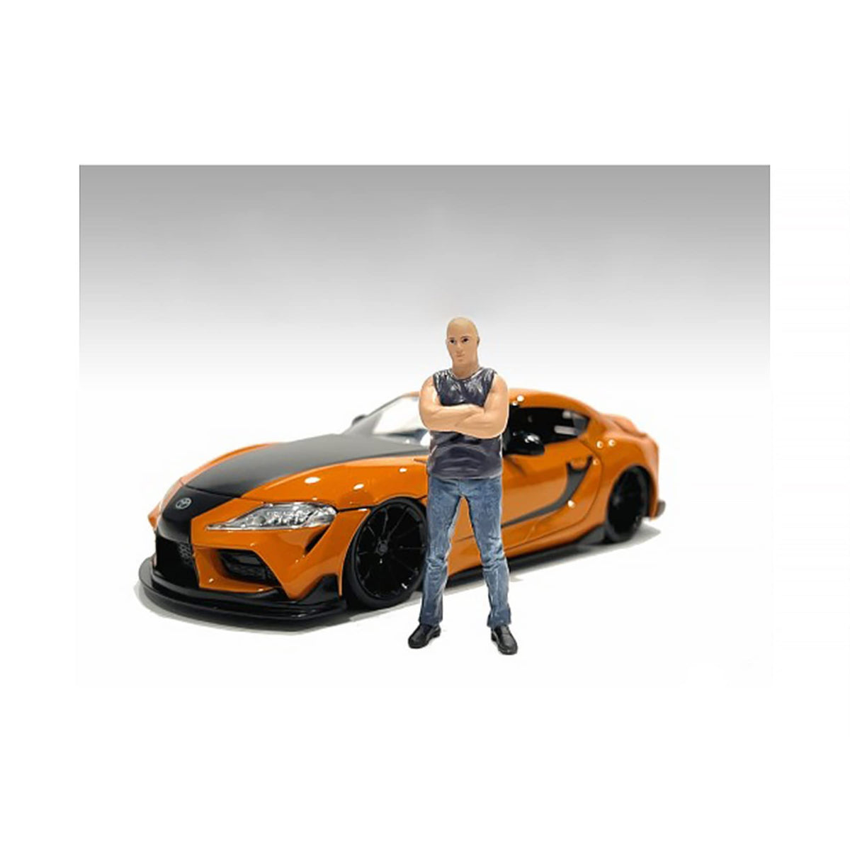 American Diorama Car Meet 3'' Figure 1 For 1/18 Scale Models 76326
