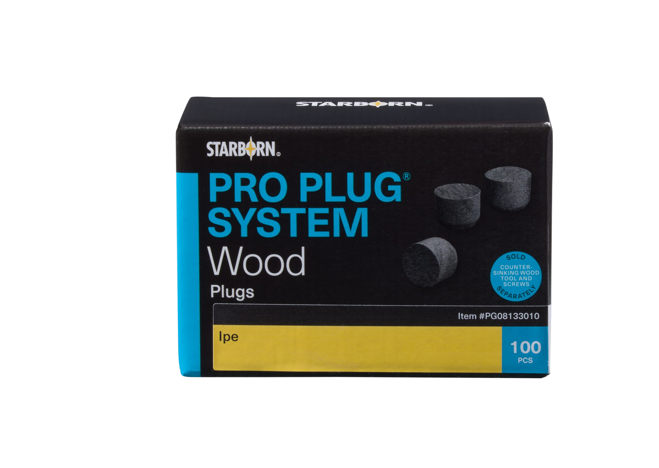 Pro-Plug System - For Ipe - 100 Pc Component Pack Plugs Only 5/16'' Diameter