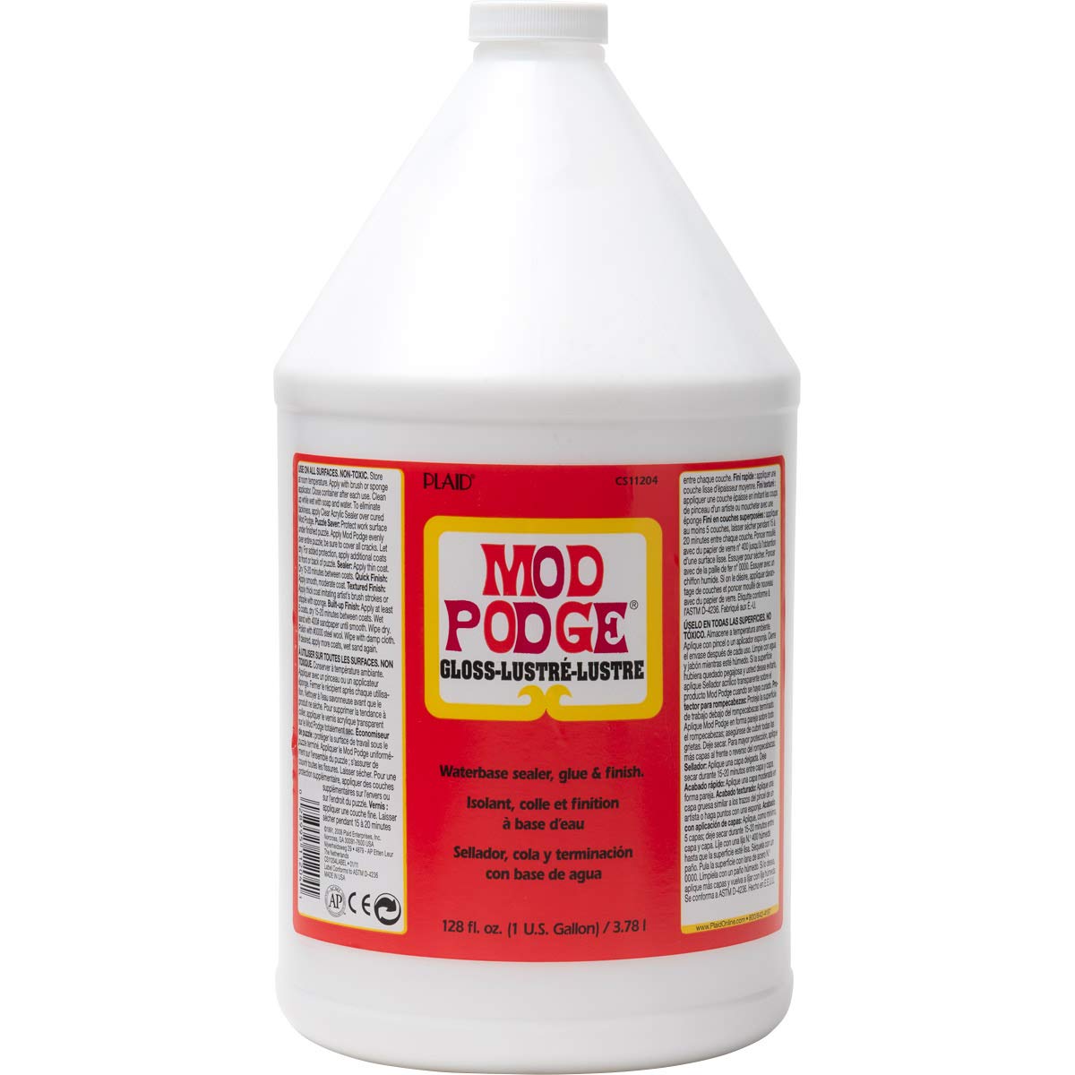 Mod Podge Sealer And Finish, Gloss, 1 Gallon Jug