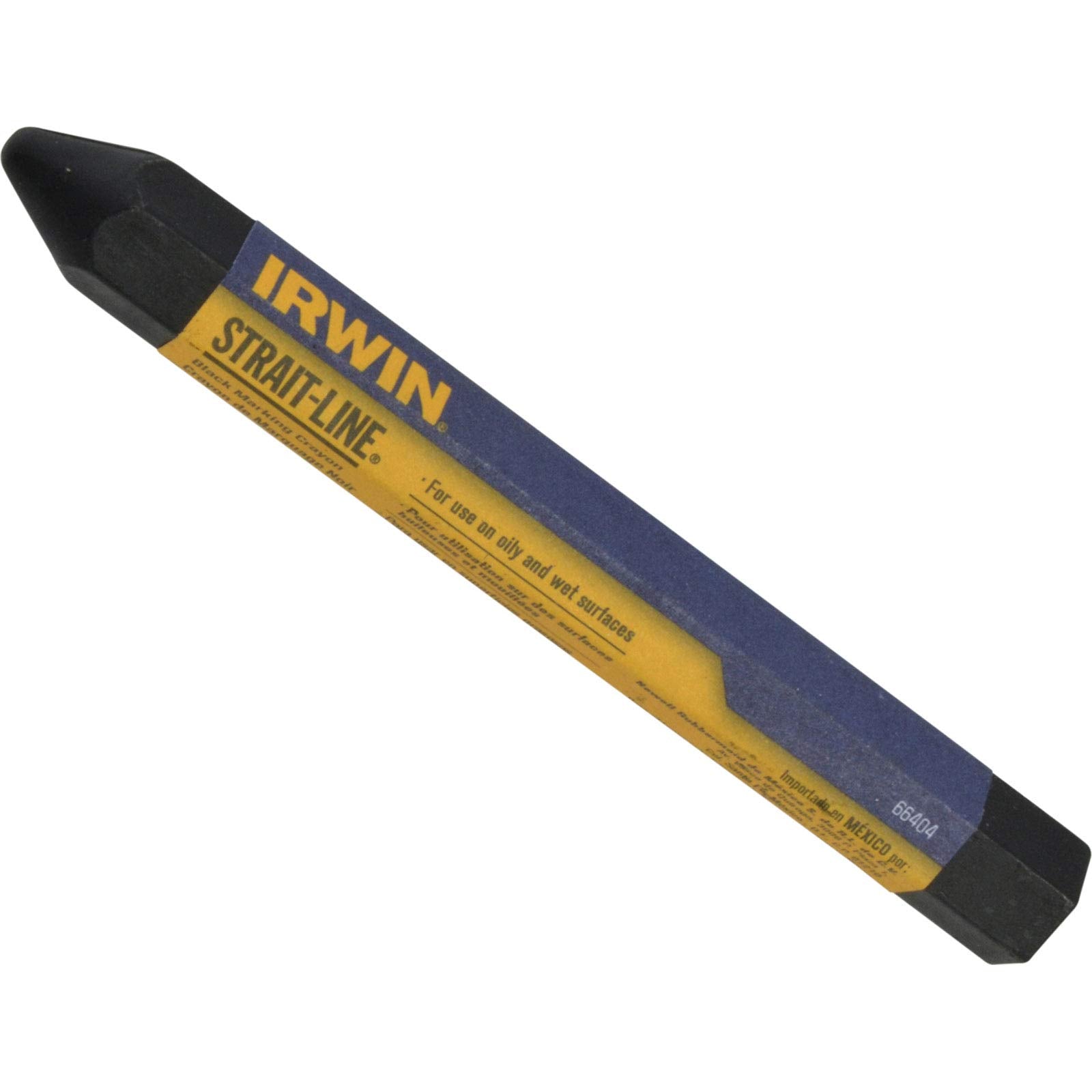 12 Pack Irwin 66404 Strait-Line 4-12 Black Marking Lumber Crayons