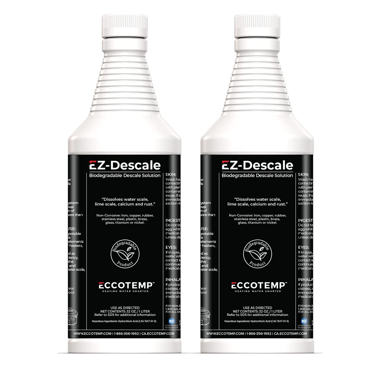 Eccotemp Ez-Flush Kit Descaling Solution, 32 Oz.      