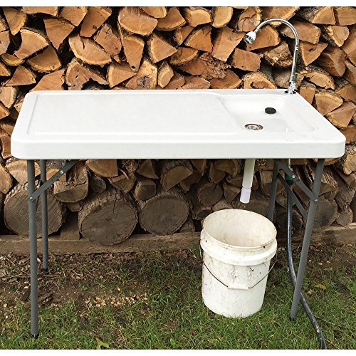 Buffalo Tools Fishtable Fish/Game Table W/Faucet